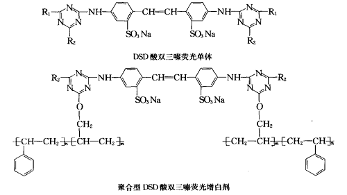 DSD酸双三嗪类聚合型荧光增白剂的合成